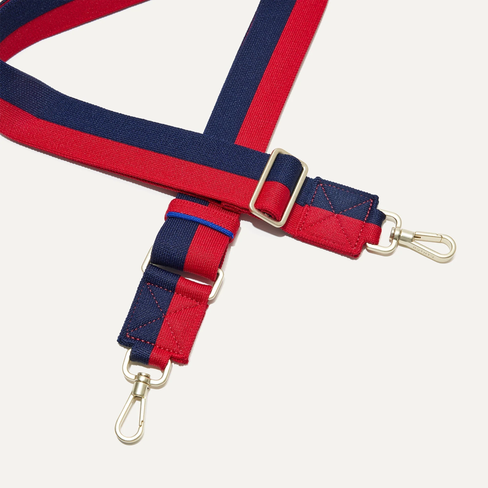 The Crossbody Strap - Navy and Red - Image 4