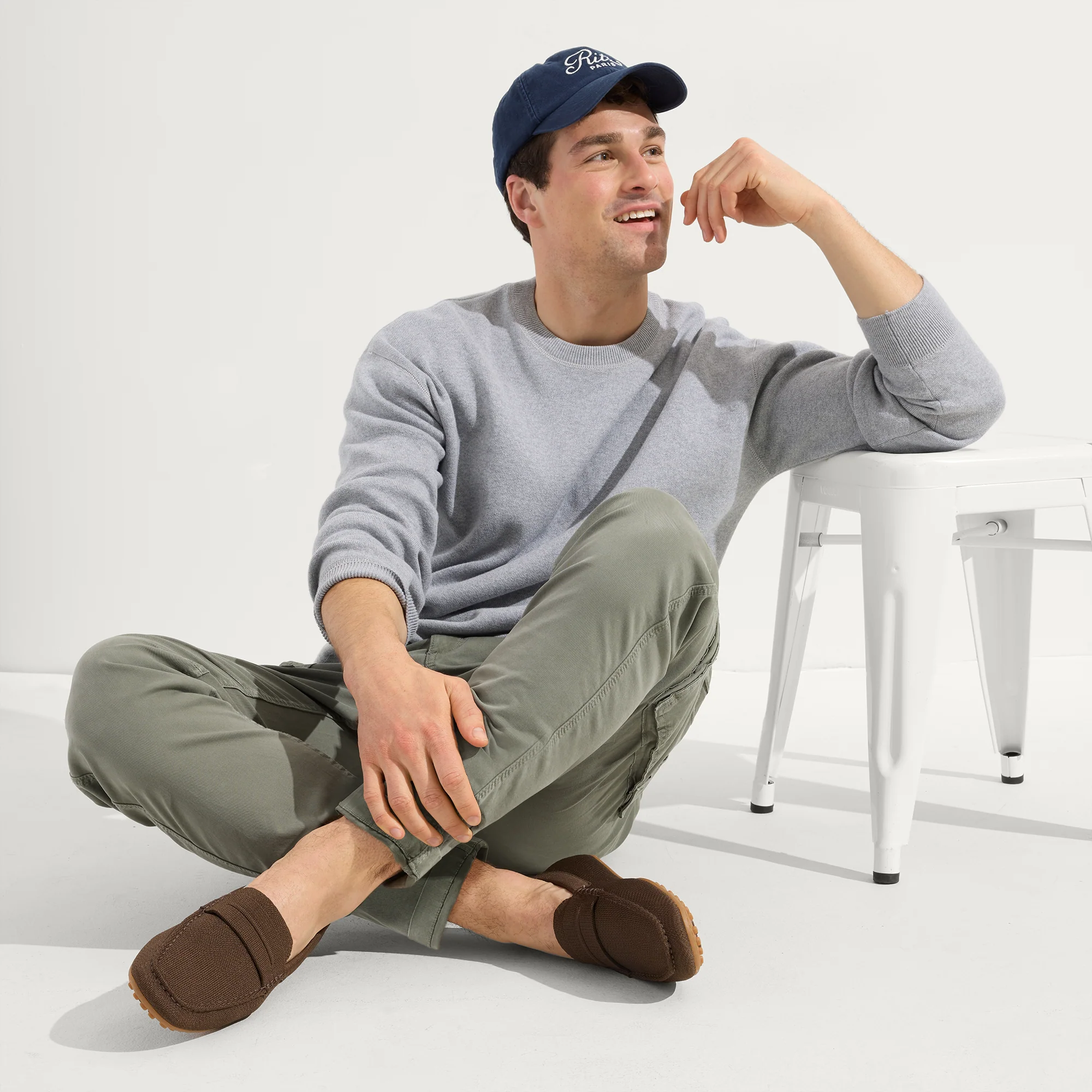 The Driving Loafer - Brown Herringbone - Image 3