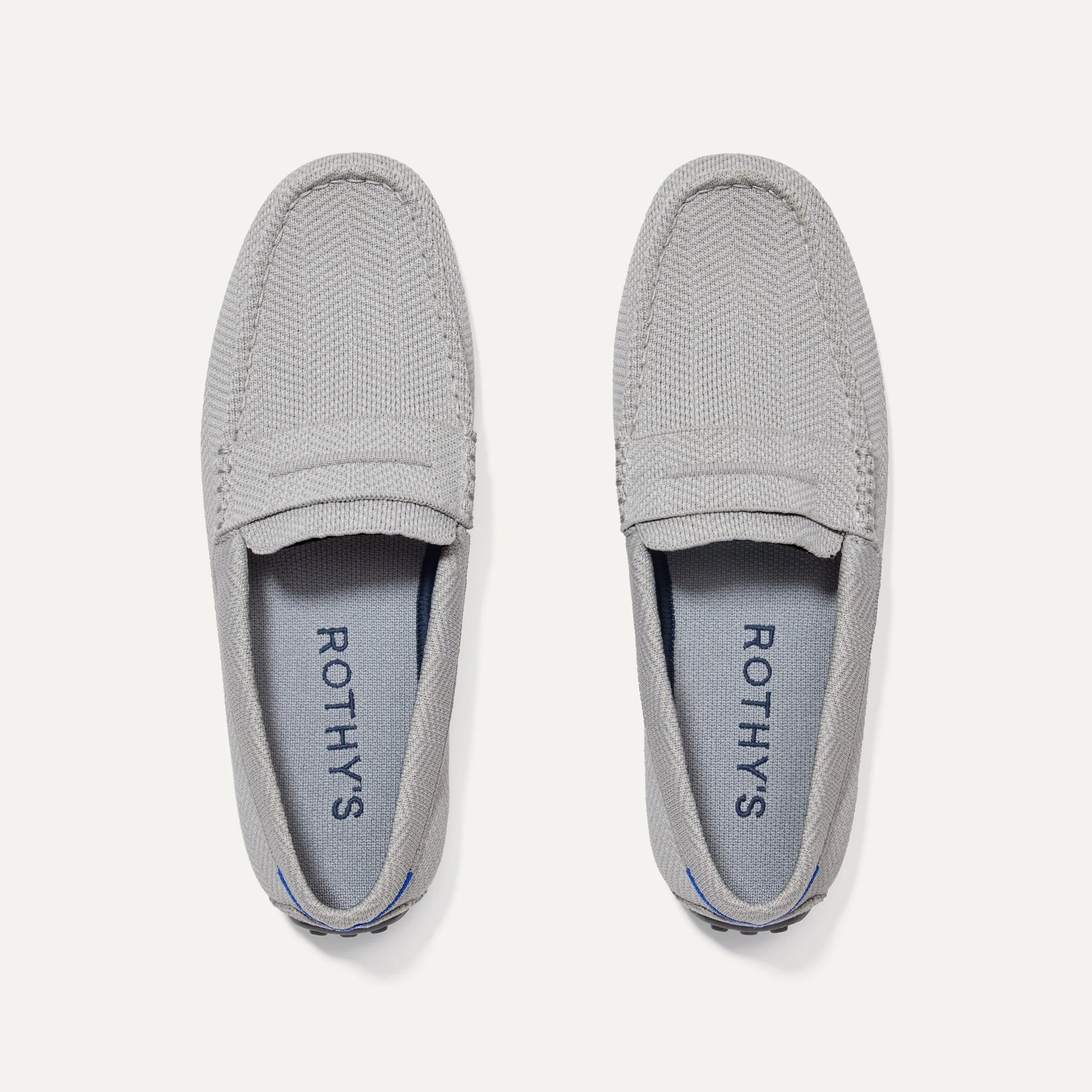 The Driving Loafer - Light Grey Herringbone - Image 4
