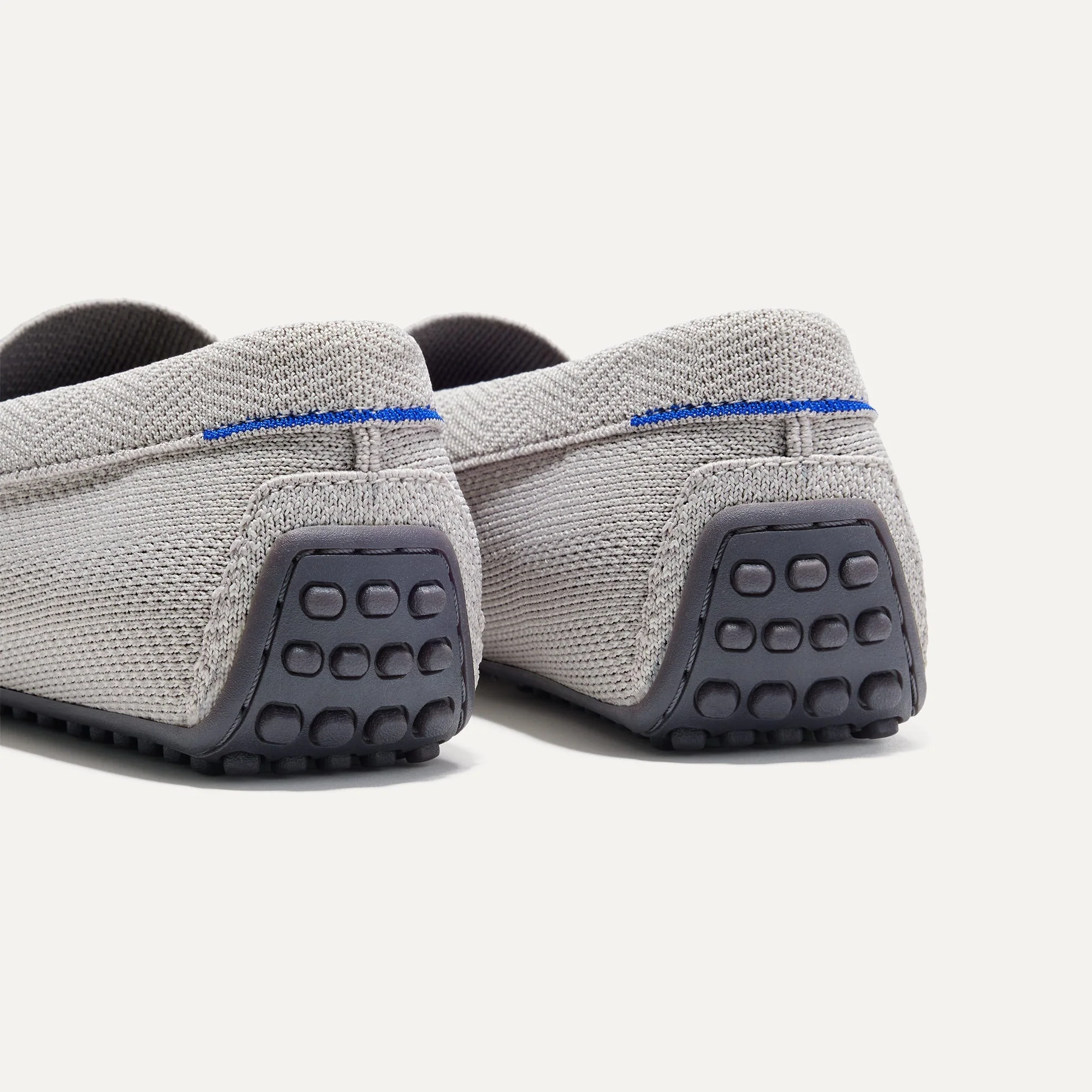 The Driving Loafer - Light Grey Herringbone - Image 5