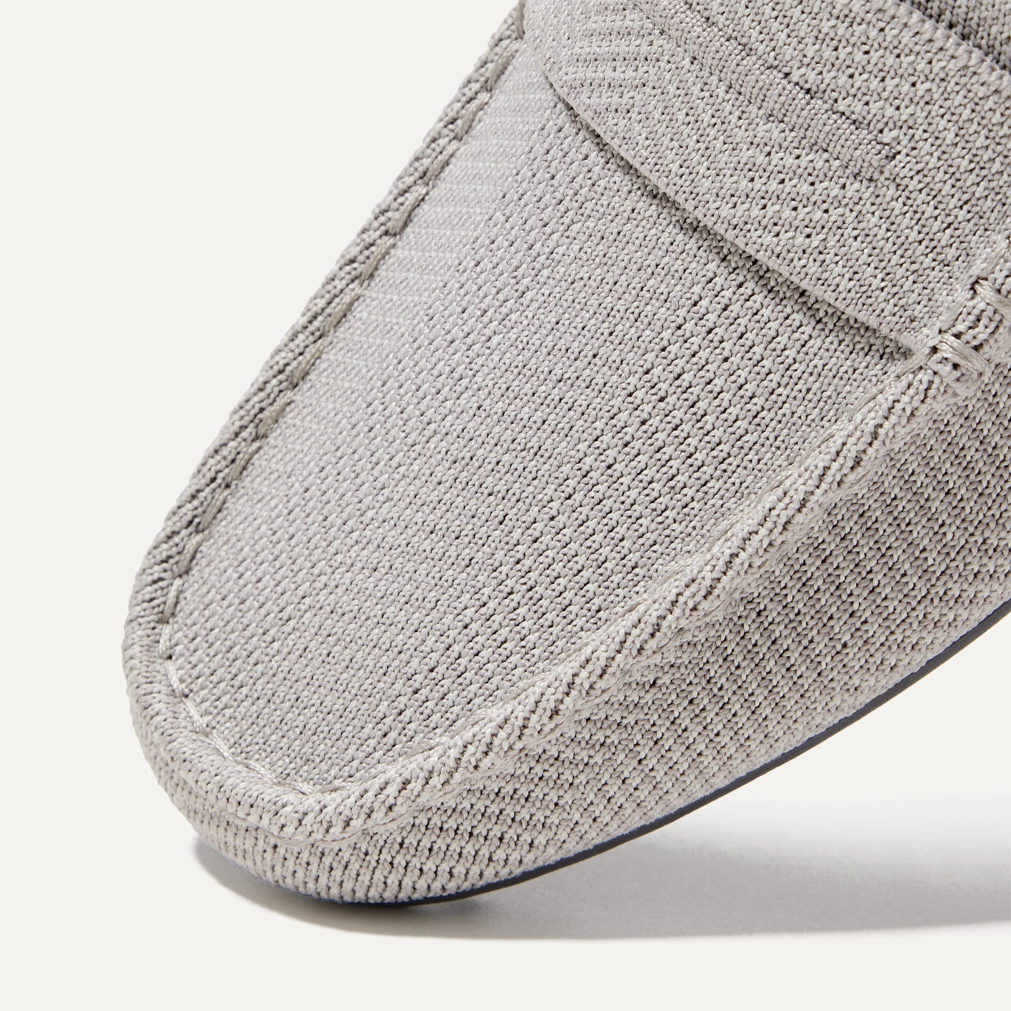 The Driving Loafer - Light Grey Herringbone - Image 7
