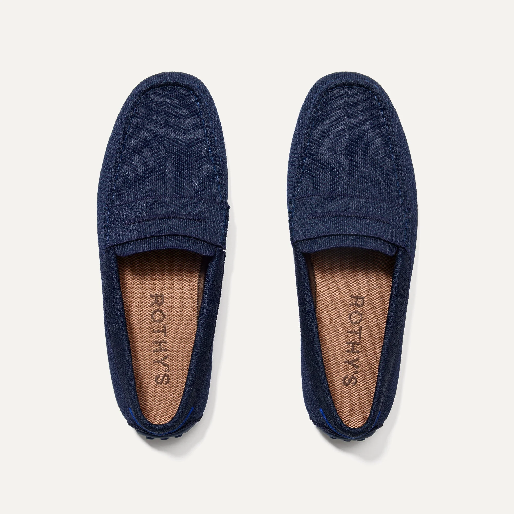 The Driving Loafer - Navy Herringbone - Image 4