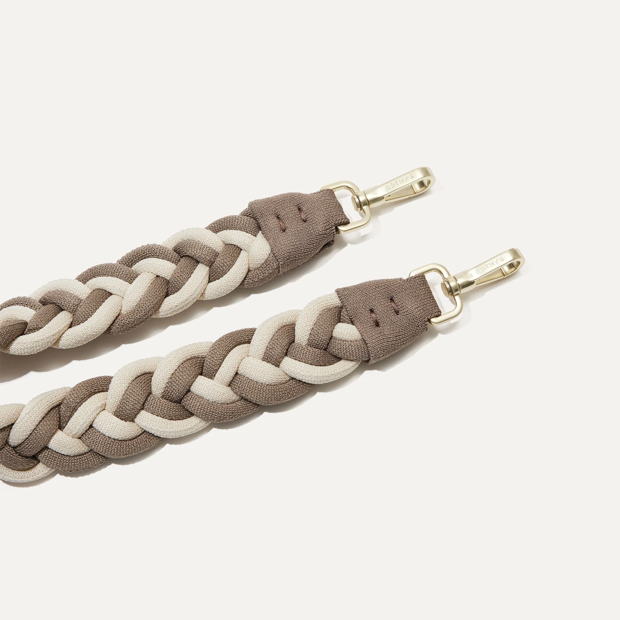 The Shoulder Strap - Cream and Cocoa Braid - Image 4