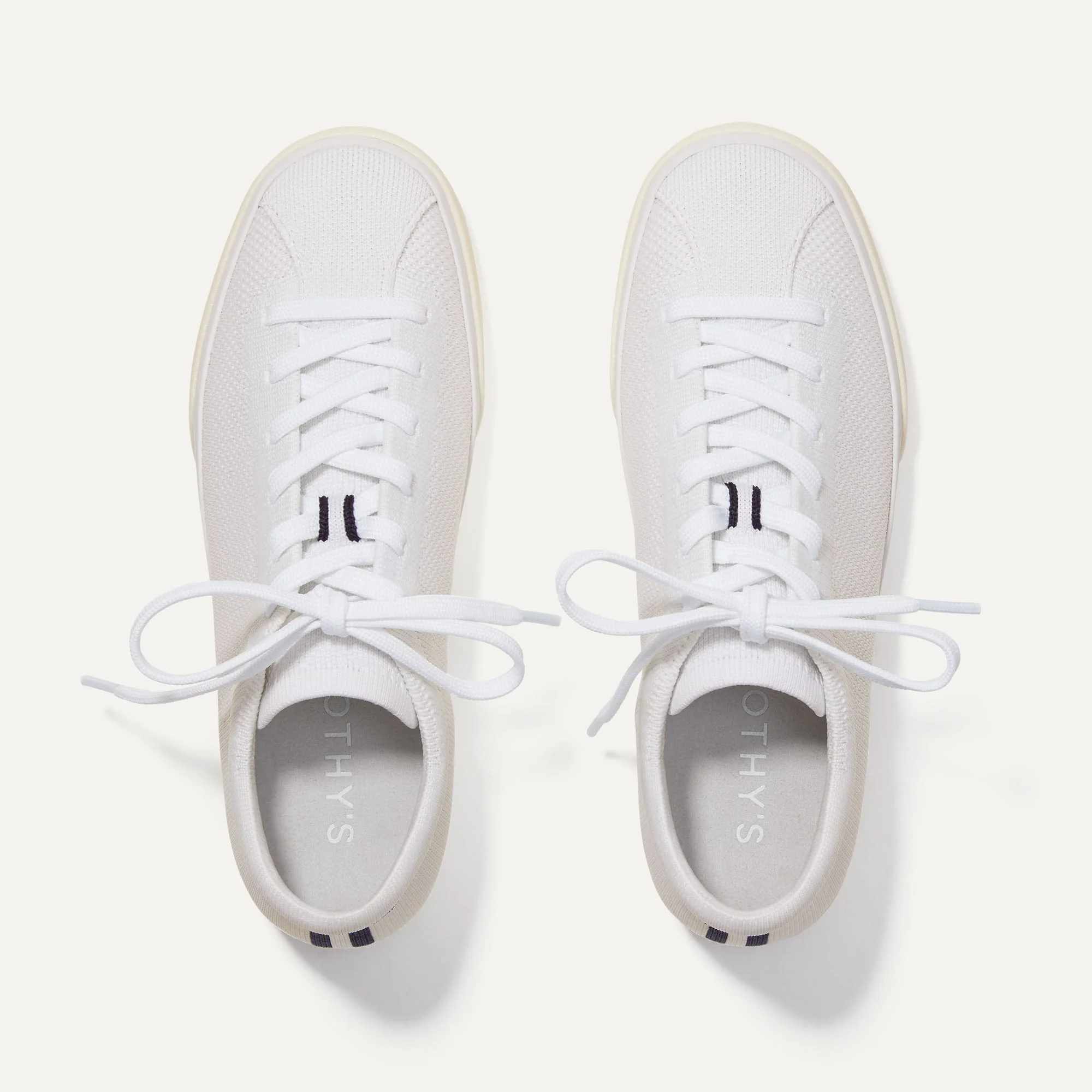 The Lace Up Sneaker - Bright White - Image 4