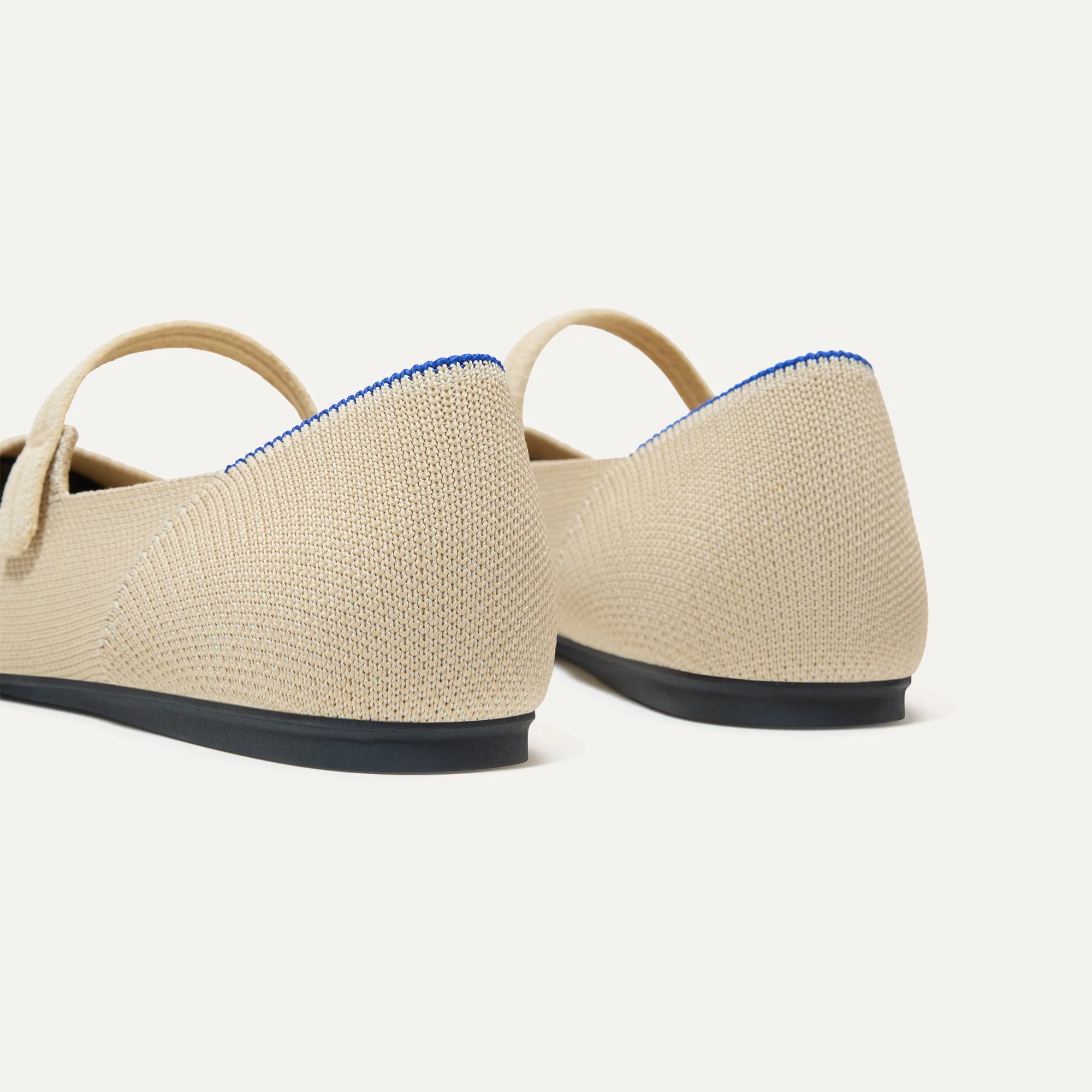 The Square Mary Jane - Cream Captoe - Image 4