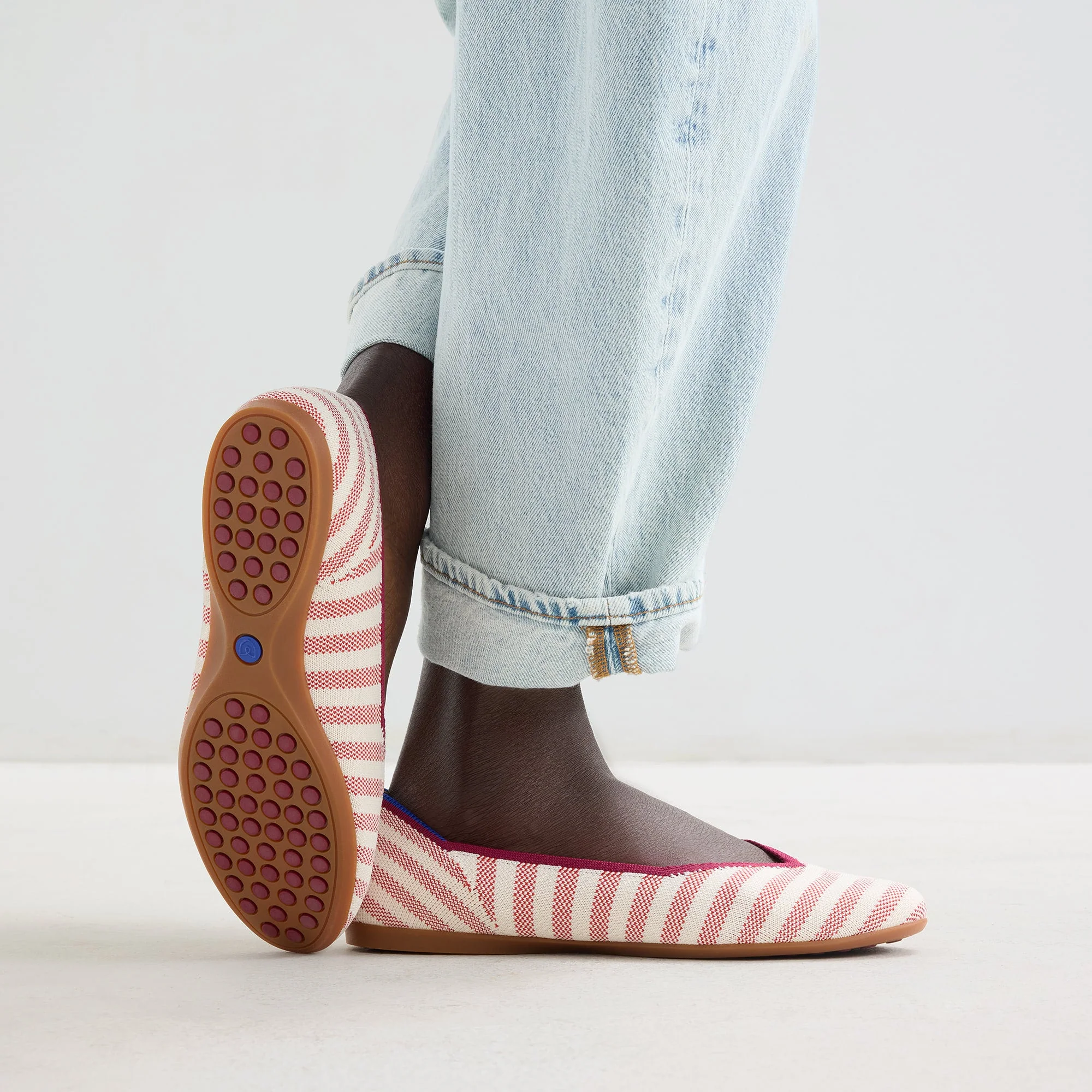 The Daily Flat - Coral Cabana Stripe - Image 3