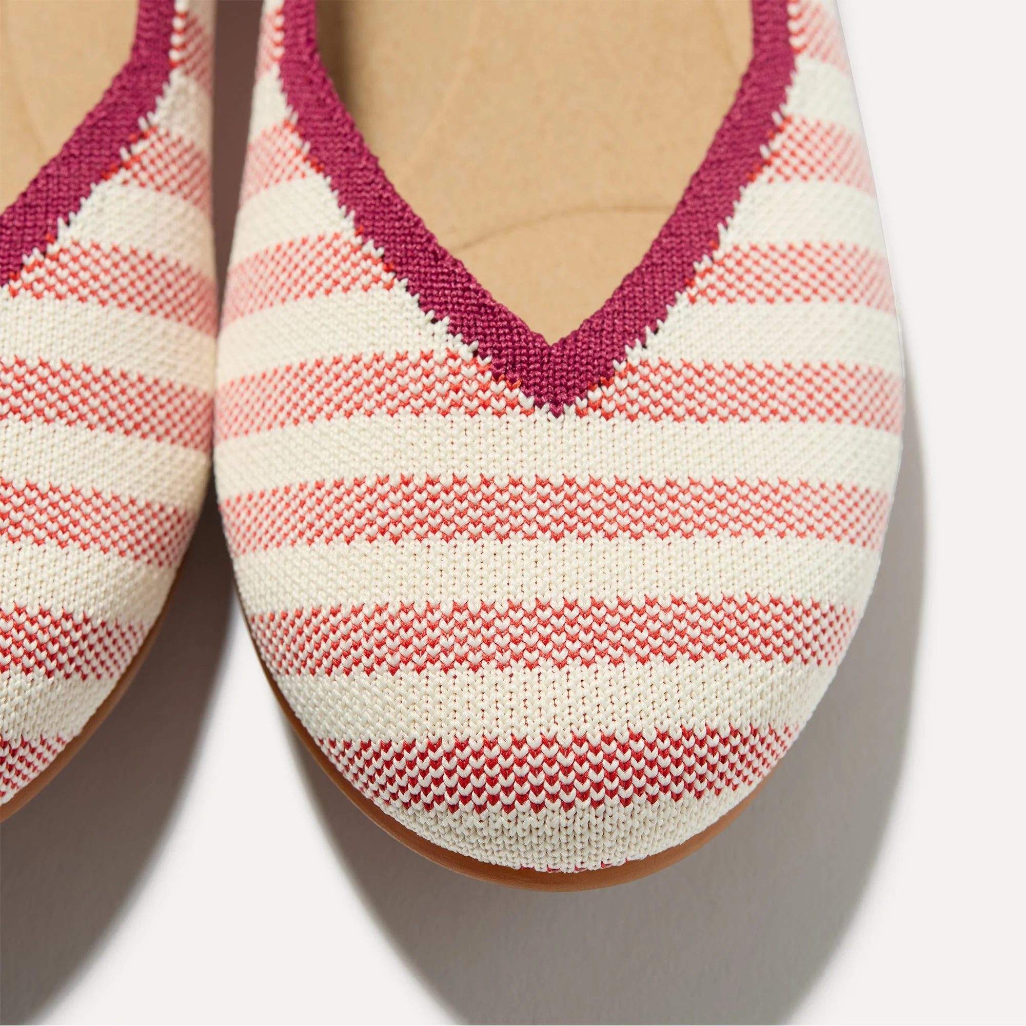 The Daily Flat - Coral Cabana Stripe - Image 9