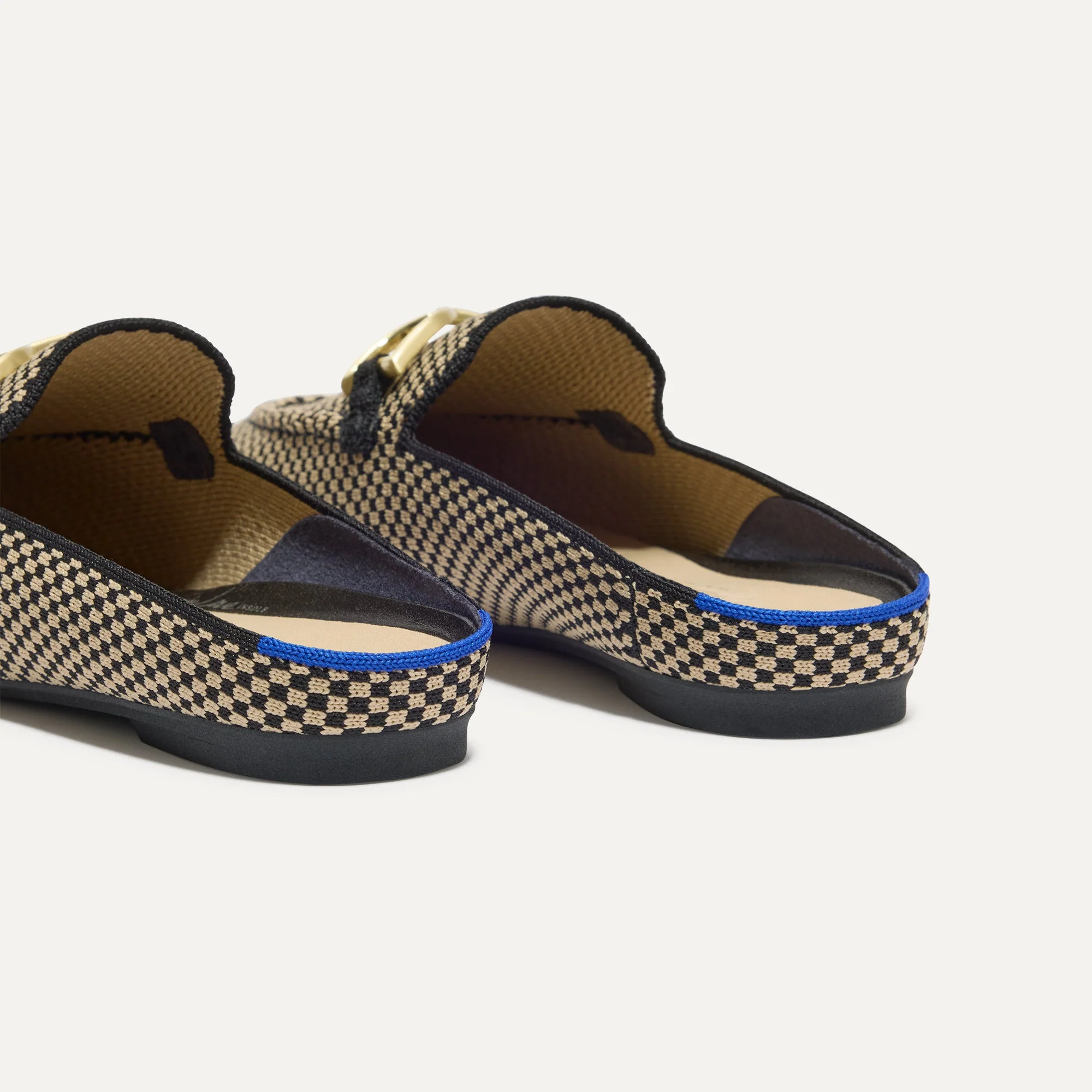 The Double Bit Loafer Mule - Classic Micro Check - Image 6