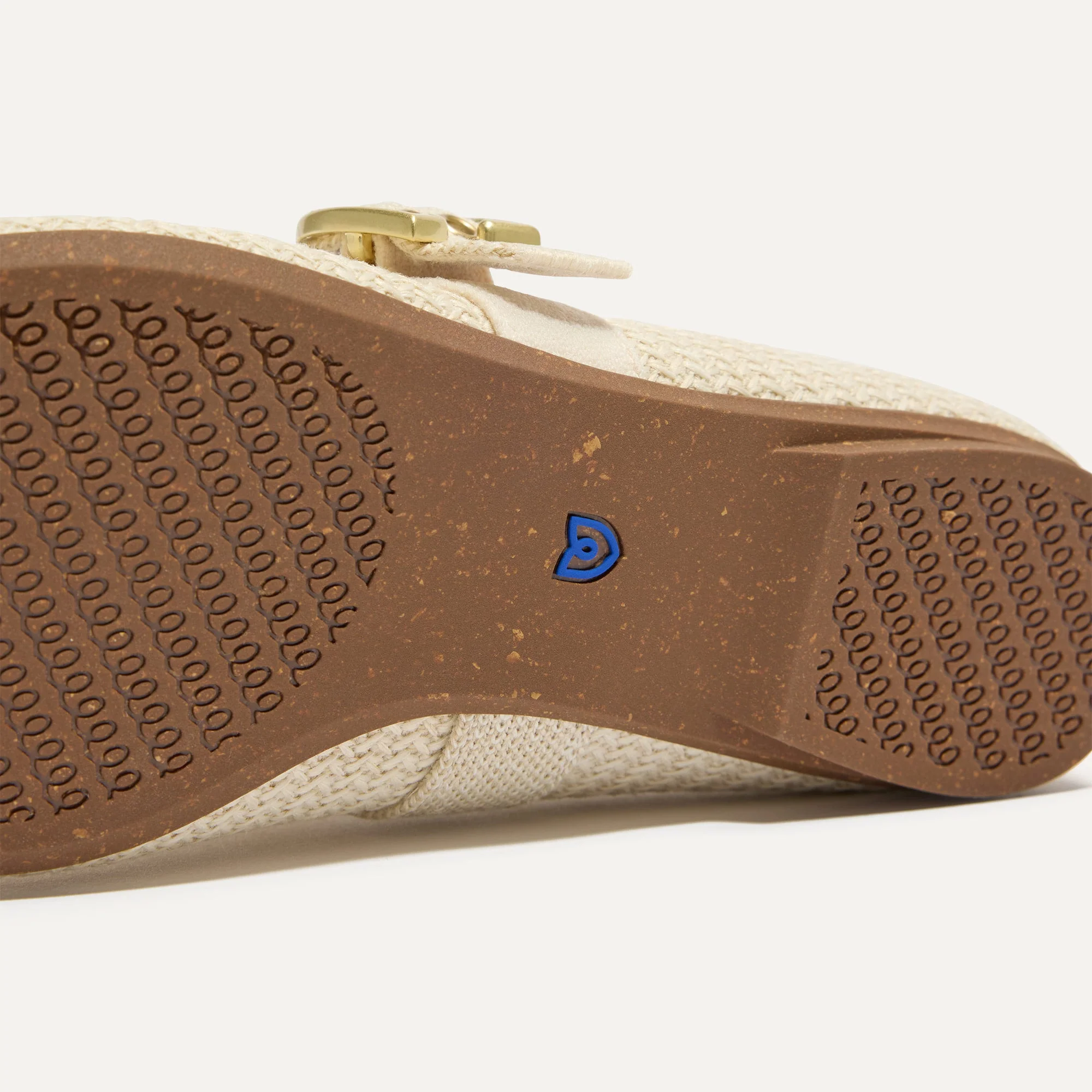 The Max Buckle Mary Jane - Cream Woven - Image 4