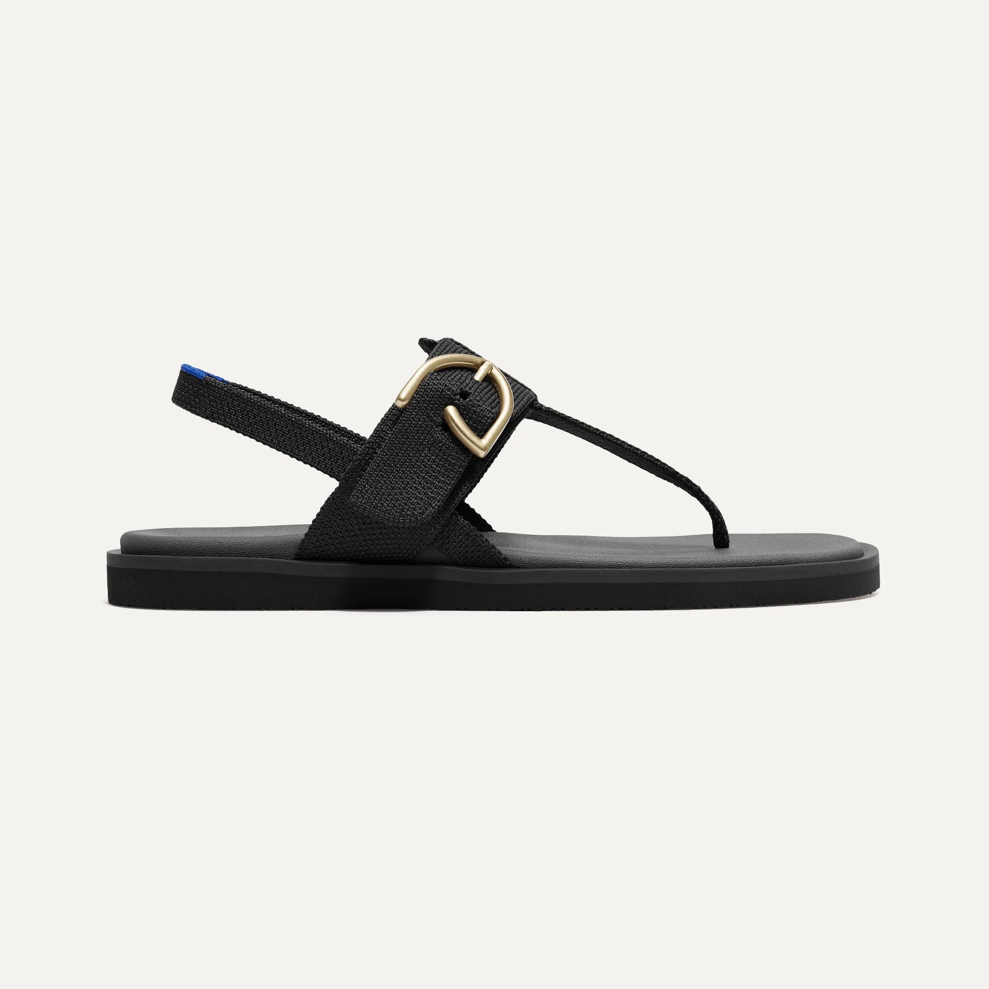 The T–Strap Sandal - Black - Image 6