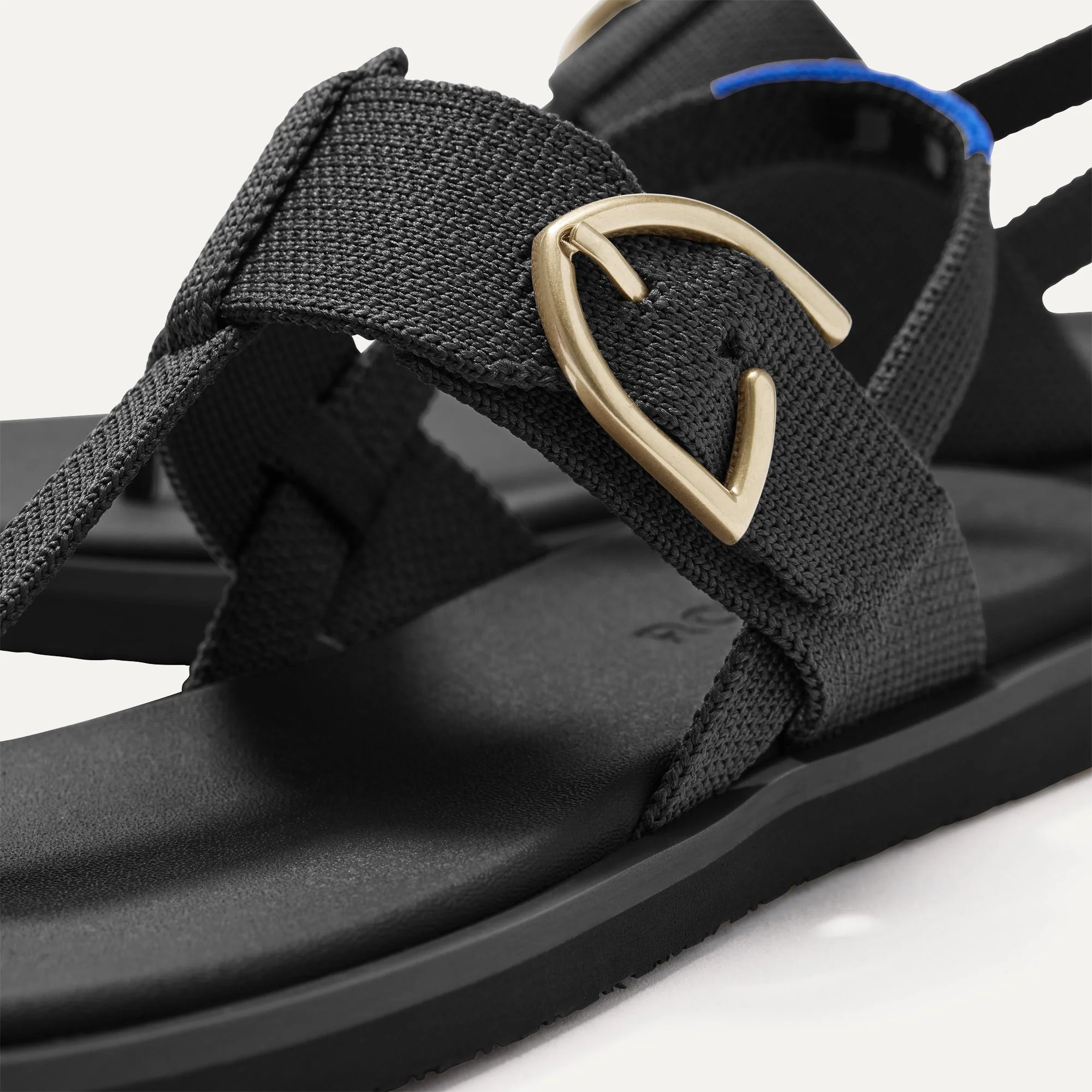 The T–Strap Sandal - Black - Image 7