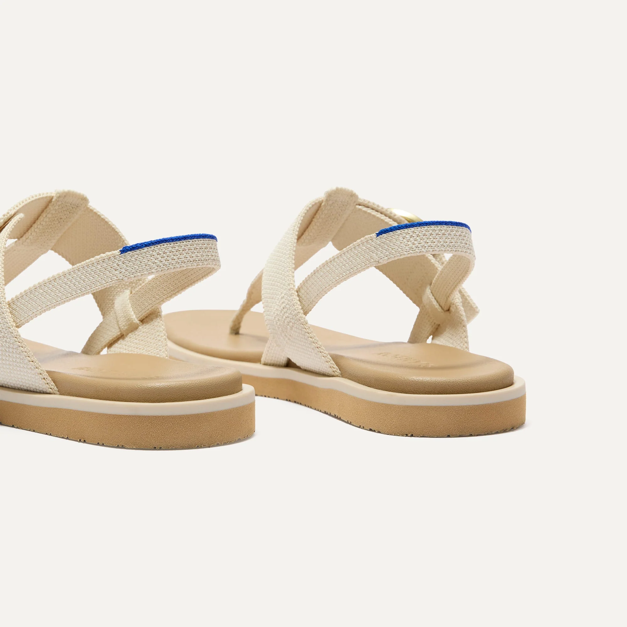 The T–Strap Sandal - Cream Puff - Image 4