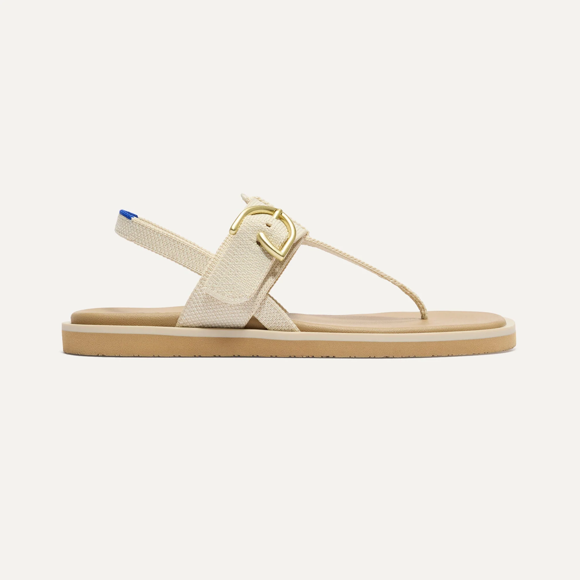 The T–Strap Sandal - Cream Puff - Image 6