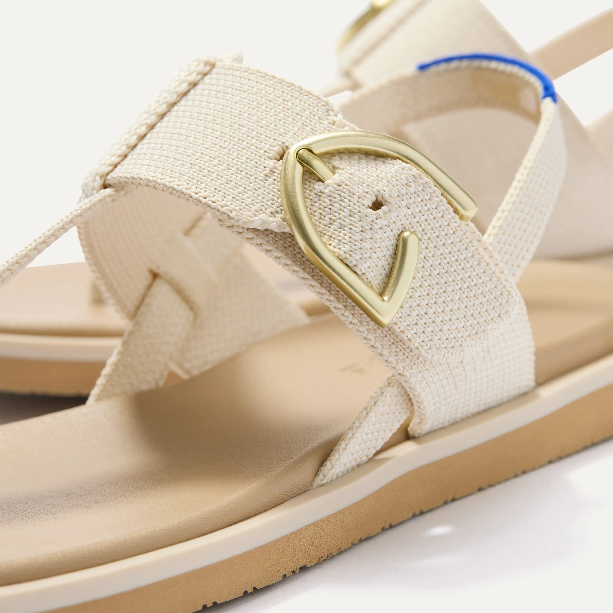 The T–Strap Sandal - Cream Puff - Image 7