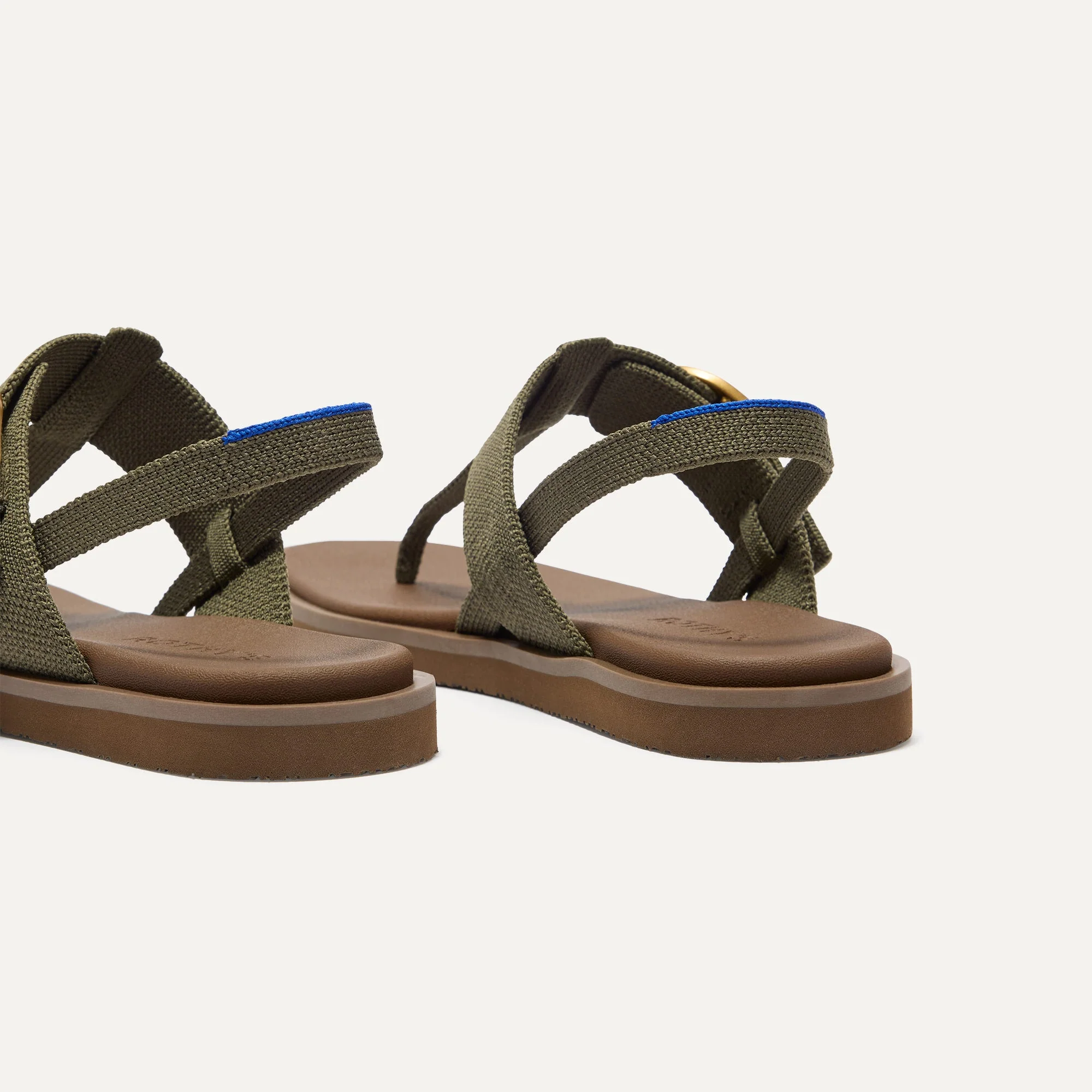 The T–Strap Sandal - Safari Green - Image 4